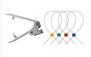 pinza per sigilli di sicurezza