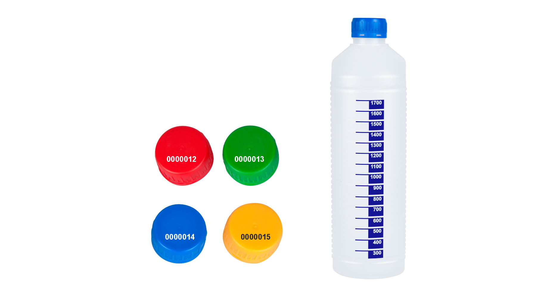 bottiglia sigillante 2000 ml per campioni